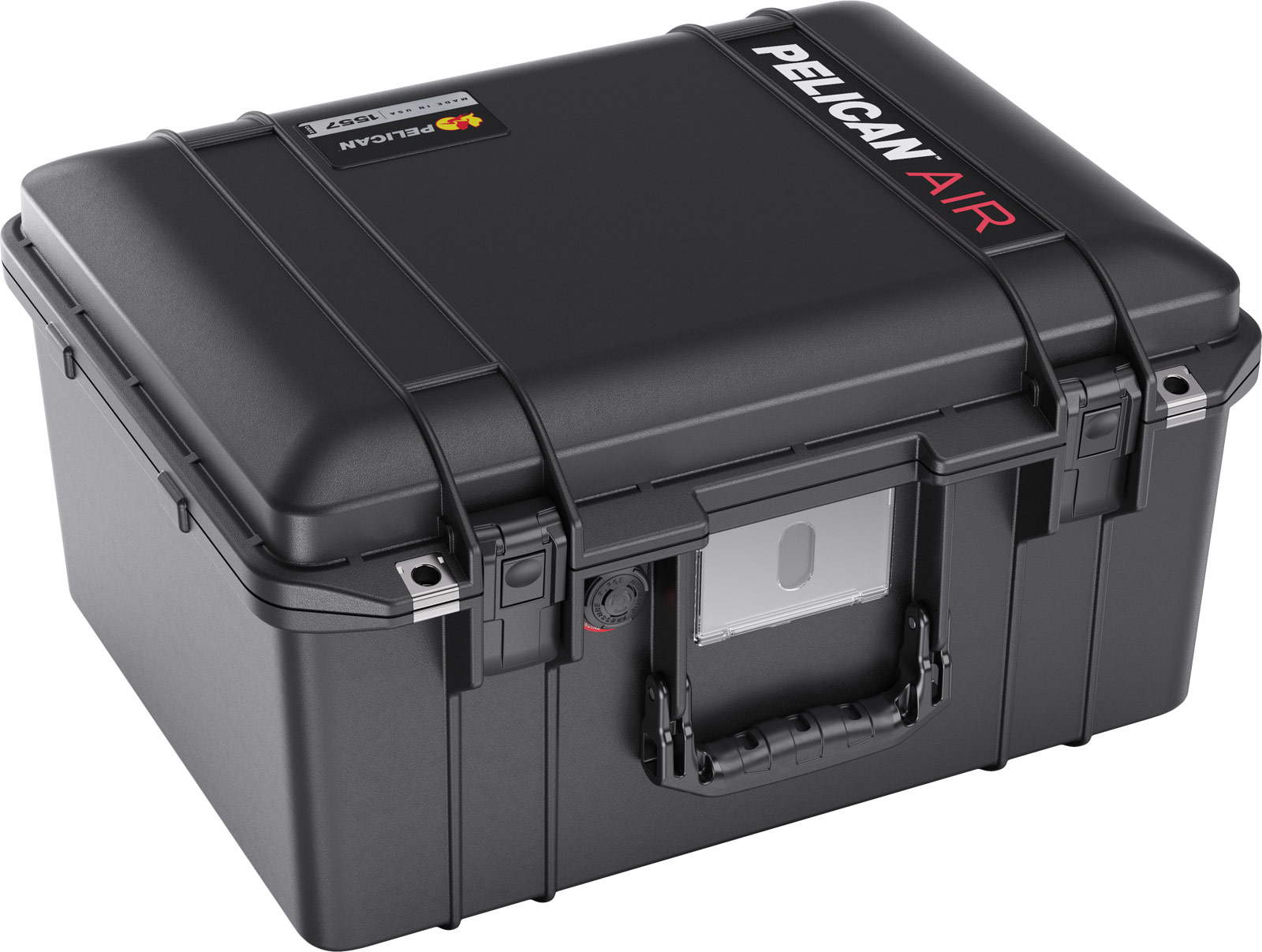 1557-AIR Pelican Air Case, ID: 17.33″ L x 13.00″ W x 9.75″ D 1557-AIR Pelican Air Case, ID: 17.33" L x 13.00" W x 9.75" D