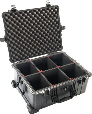 Pelican 1610TP with TrekPak Divider, ID: 21.78 x 16.69 x 10.62