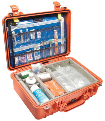 Pelican 1500EMS Protector Case, ID: 16.75" x 11.18" x 6.12"