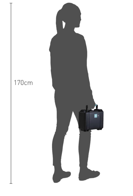 HPRC 2100 Watertight Case, ID: 8.27″L x 5.71″ W x 3.70″D HPRC 2100 Watertight Case, ID: 8.27"L x 5.71" W x 3.70"D - Image 2