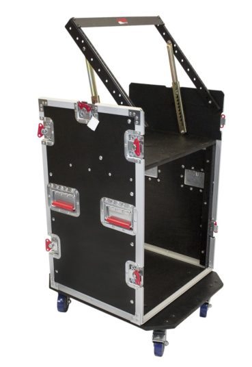 Gator 10U Top, 12U Side Road Rack Case with Casters - Image 2
