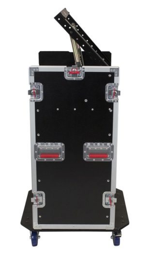 Gator 10U Top 16U Side Road Rack Case with Casters - Image 2