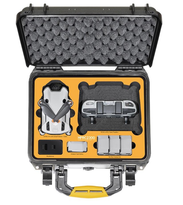 HPRC 2300 Drone Case For DJI Mini 4 Pro Fly More Combo HPRC 2300 Drone Case For DJI Mini 4 Pro Fly More Combo - Image 2