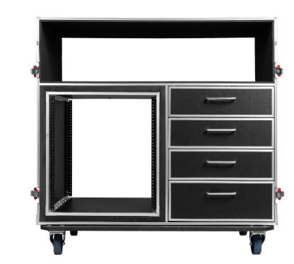 GTOUR Mixer Case w/ 12U Rack, 4 Drawers & 2 tables GTOUR Mixer Case w/ 12U Rack, 4 Drawers & 2 tables - Image 6