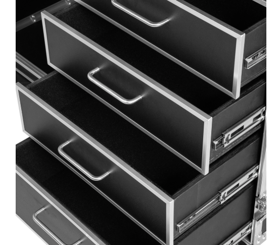 GTOUR Mixer Case w/ 12U Rack, 4 Drawers & 2 tables GTOUR Mixer Case w/ 12U Rack, 4 Drawers & 2 tables - Image 3