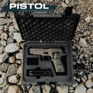 Seahorse SE300 Hard Shell Protective Case With Single Pistol Foam, ID 9.5 x 7.1 x 4.1