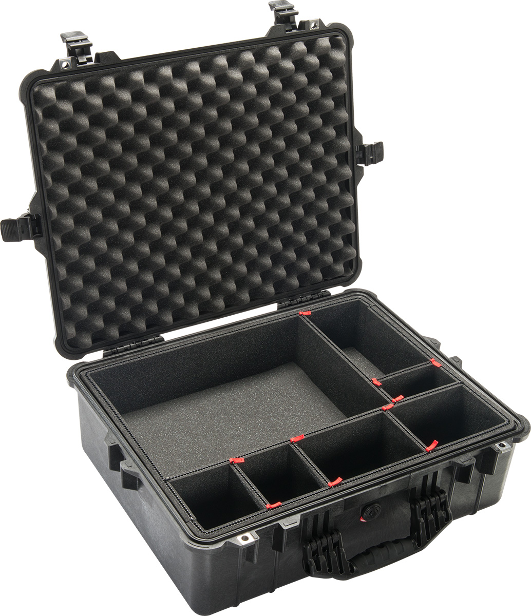 Pelican 1600 Case with TrekPak Divider, ID: 21.43″ L x 16.50″ Pelican 1600 Case with TrekPak Divider, ID: 21.43" L x 16.50"