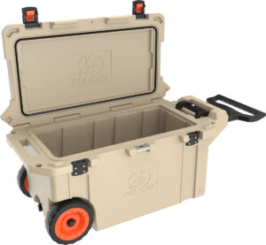 Pelican 80QT Elite Wheeled Cooler, ID: 29 x 13 x 13