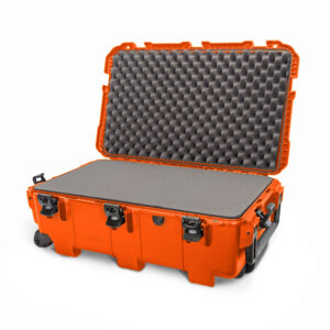 nanuk 962 orange shipping cases with wheels and handle