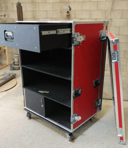ATA Shipping draws and shelves cases
