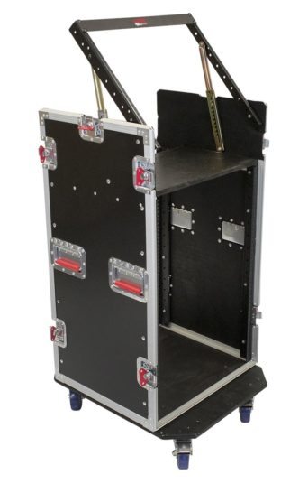 Gator 10U Top, 16U Side Road Rack Case with Casters - Image 5