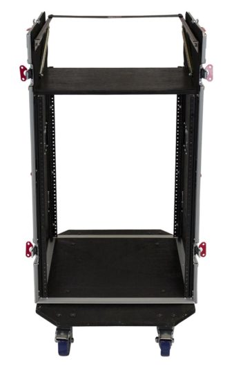 Gator 10U Top, 16U Side Road Rack Case with Casters - Image 4