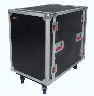 Gator G-Tour 16U, 24″ Deep Audio Road Rack Case with Casters