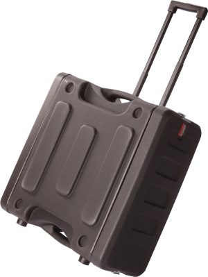 Gator 6U 19″ Deep Molded Audio Rack with Wheels