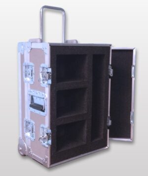 Custom TradeShow Shipping Case w/Tilt Wheels and Extension handle