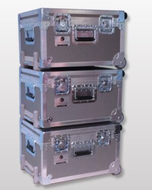 Custom ATA Shipping Cases with Tilt Wheels And Pull Out Handle