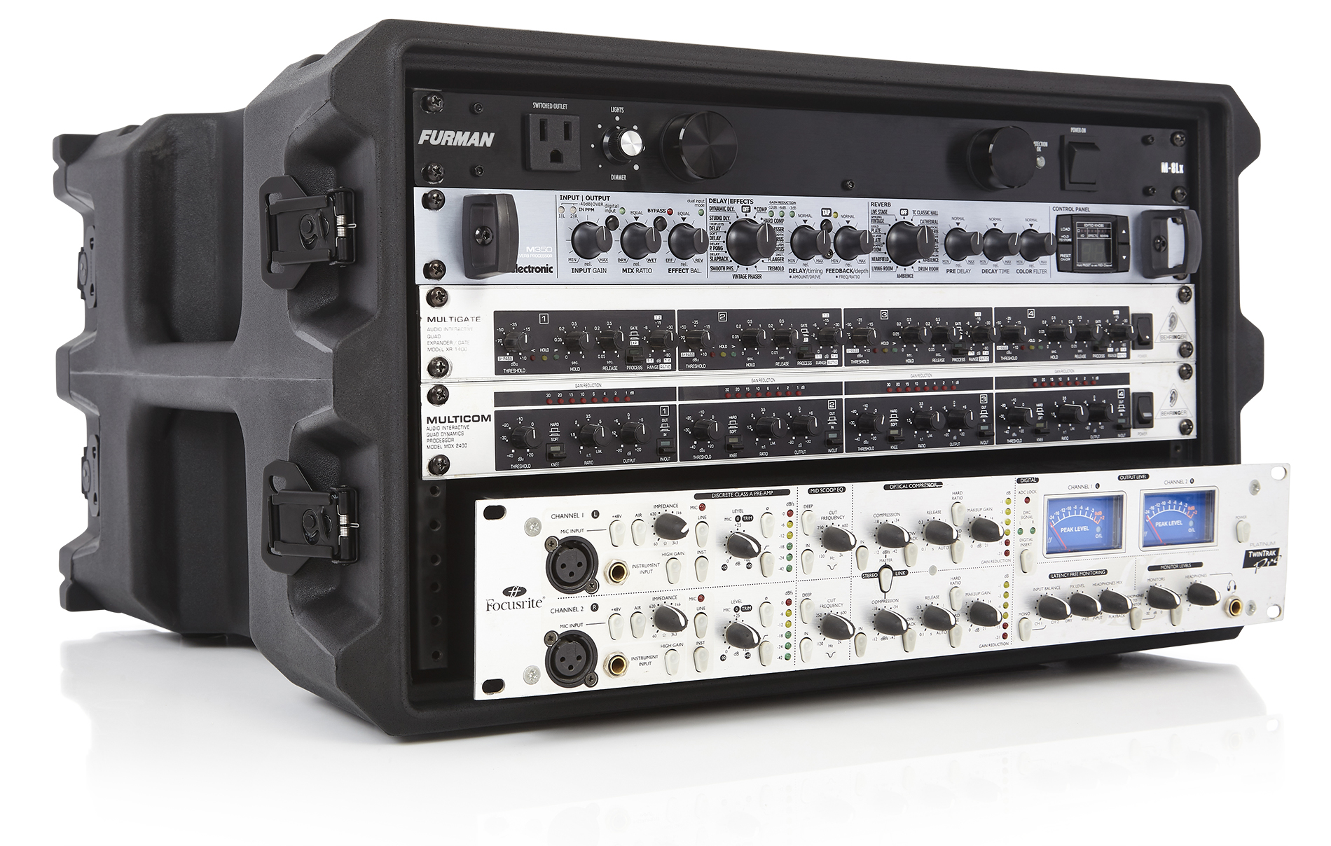 Gator G-Pro 6U-19″ Deep Molded Audio Rack Case Gator G-Pro 6U-19" Deep Molded Audio Rack Case - Image 3