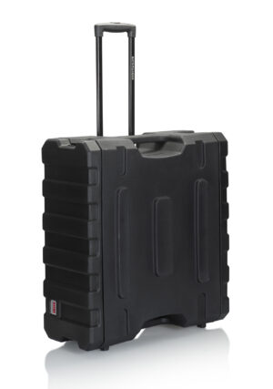 Gator 4U-19″ Pro Series Mil-Grade PE Deep Molded Audio Rack with wheels