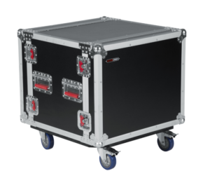 Gator 12U-17" Deep Standard Audio Road Rack Case with Casters