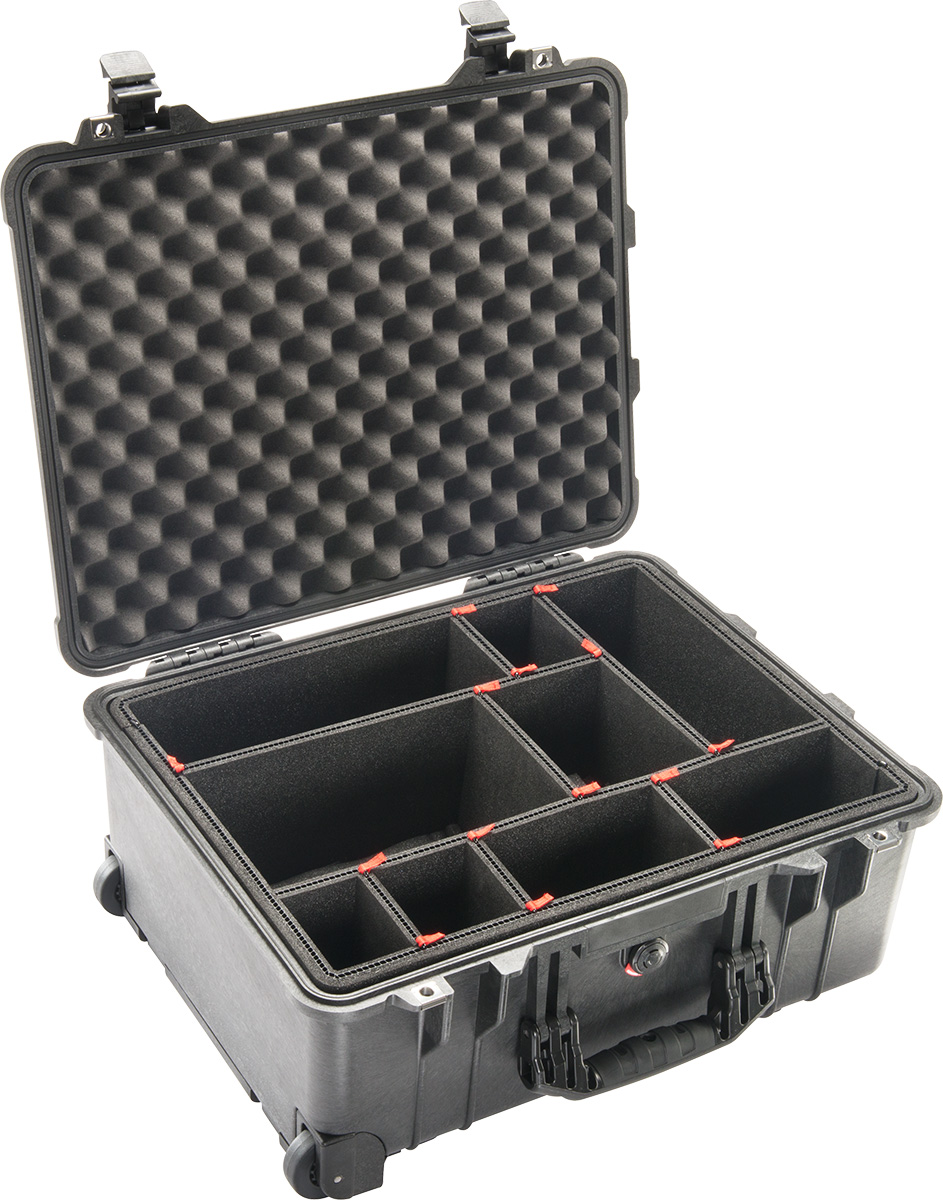 Pelican 1560 Case with TrekPak Divider, ID: 20.37″ x 15.43″x 9″ Pelican 1560 Case with TrekPak Divider, ID: 20.37" x 15.43"x 9"