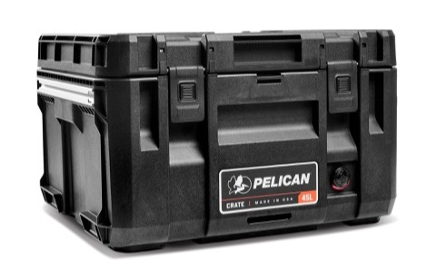 CR45 Pelican Crate Case Exterior Inches: 20.1 x 16.3 x 12.1″